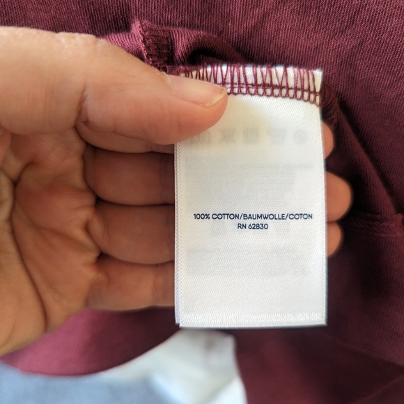 Lands' End Women's Cotton Long Sleeve Midcalf Robe XS in Maroon - Picture 4 of 4